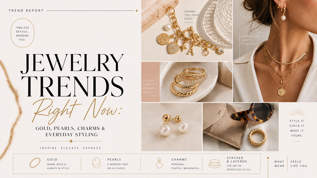 The Biggest Jewelry Trends Right Now: Everyday Gold, Pearls, Charms and Personal Styling