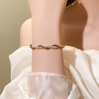 The Amber Pearl Orbit Bracelet
