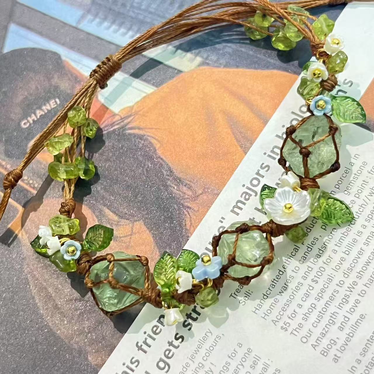 The Forest Green Bloom Bracelet
