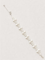 Organic Pearl Drift Bracelet - Silver
