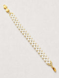 Lumi Pearl Column Bracelet - Gold