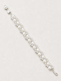 Lumi Crystal Pearl Bracelet - Silver