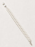 Lumi Triple Pearl Bracelet - Silver