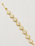 Lumi Pearl Orbit Bracelet - Gold