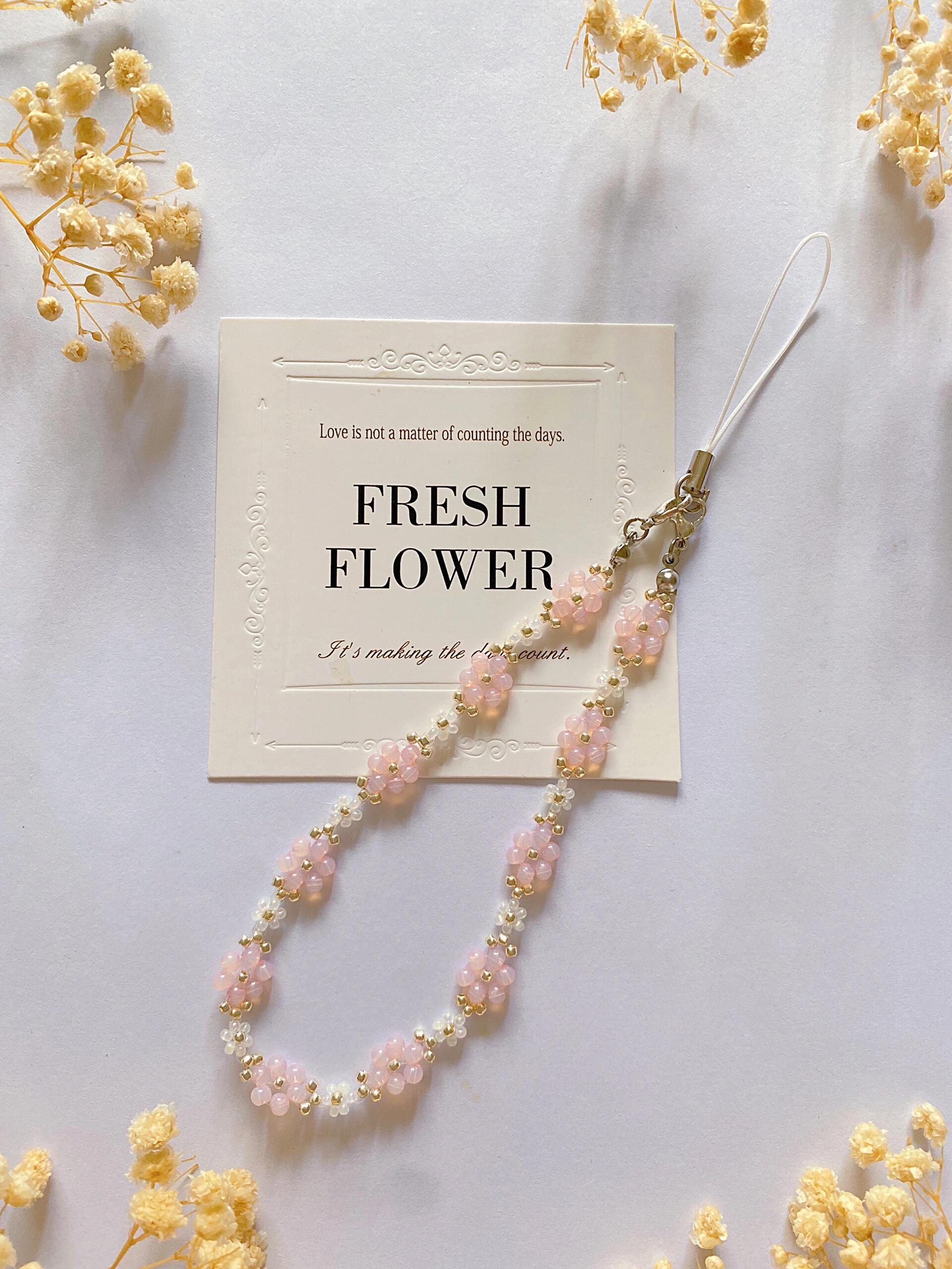 Blossom Pearl Bracelet — Handmade Floral Beaded Jewelry