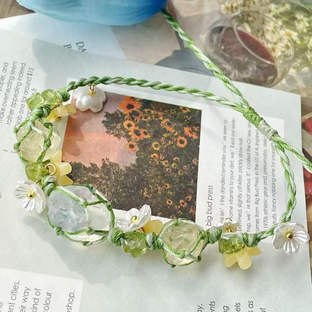 The Fresh Green Bloom Bracelet